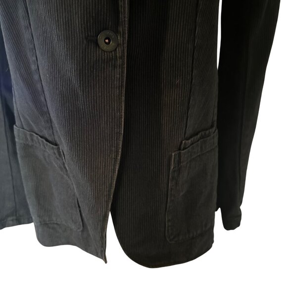 Banana Republic black corduroy blazer jacket size 10 - Picture 6 of 7